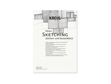 KREUL Bloc pour artistes Paper Sketching, A3, 20 feuilles