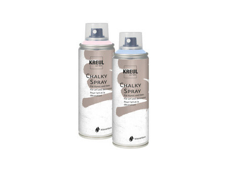 KREUL Peinture aéorosol CHALKY SPRAY, Snow White, 200 ml