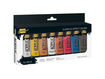 KREUL Peinture acrylique SOLO Goya Acrylic, 20 ml, set de 8
