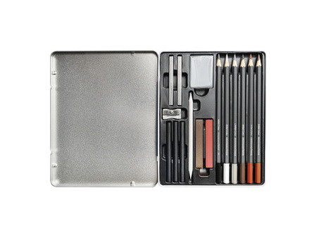 EBERHARD FABER Kit de dessin Artist Color, 16 pièces