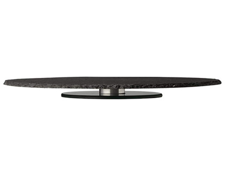 APS Plat à tarte en ardoise naturelle, rond, anthracite