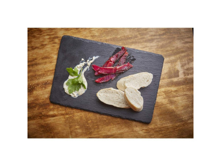 APS Plat en ardoise naturelle, (L)325 x (P)265 mm,anthracite