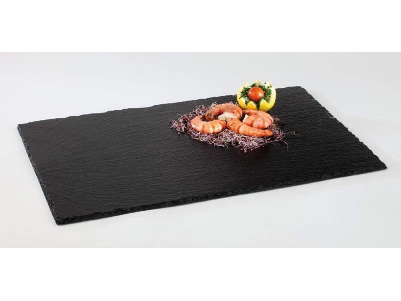 APS Plat en ardoise naturelle, (L)265 x (P)162 mm,anthracite