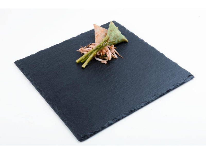 APS Plat en ardoise naturelle, (L)250 x (P)250 mm,anthracite