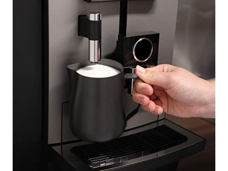 APS Pichet à lait universel, acier inoxydable noir, 0,6 l