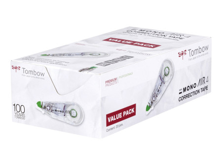 TOMBOW Rouleau correcteur 'MONO air', présentoir de 20