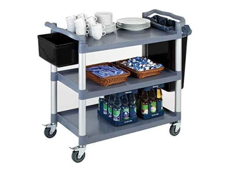 APS Chariot de service et de transport READY, 3 plateaux