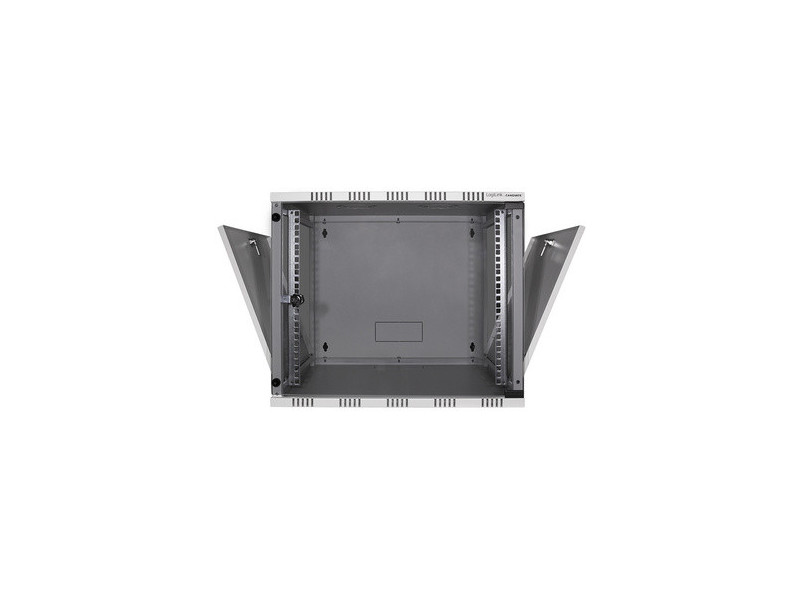 LogiLink Coffret mural 19', démonté, 6 U, gris clair