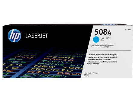 hp Toner hp 508A pour hp Color LaserJet M522dn, cyan