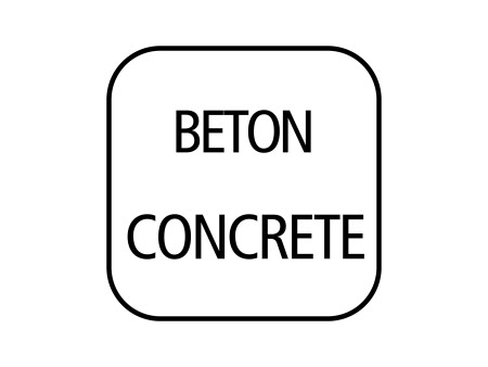 APS Rafraîchisseur de bouteille ELEMENT, béton, gris