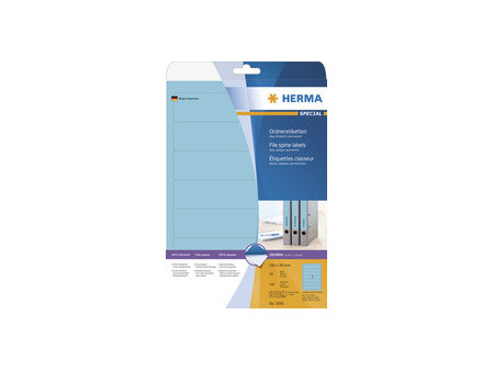 HERMA Etiquette pour classeur SPECIAL, 192 x 38 mm, jaune