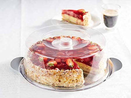 APS Plat à gâteau avec cloche, diamètre: 300 mm x (H)110 mm