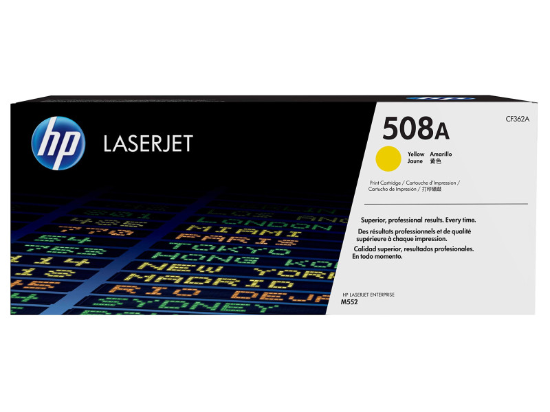 hp Toner hp 508A pour Color LaserJet M522dn, jaune