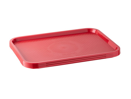 APS Plateau FAST FOOD, (L)450 x (P)355 mm, rouge