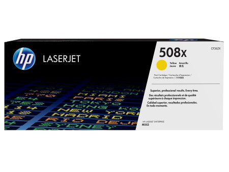 hp Toner hp 508X pour Color LaserJet M552dn, jaune