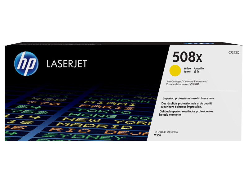 hp Toner hp 508X pour Color LaserJet M552dn, jaune