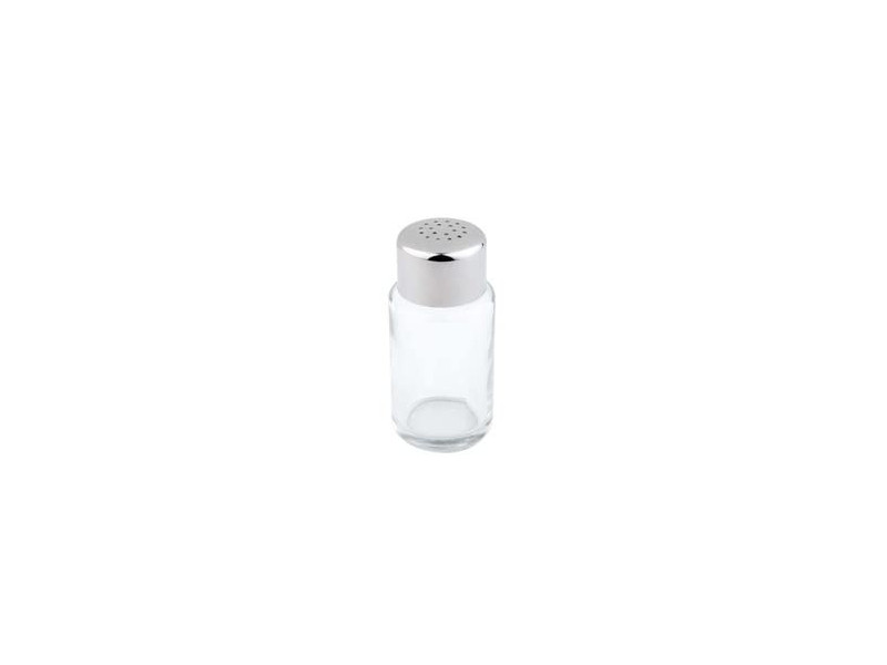 APS Salière/poivrière, verre/acier inoxydable, 6 trous