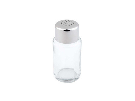 APS Salière/poivrière, verre/acier inoxydable, 18 trous