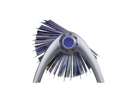 DURABLE Fichier rotatif TELEINDEX flip, argent métal./ bleu