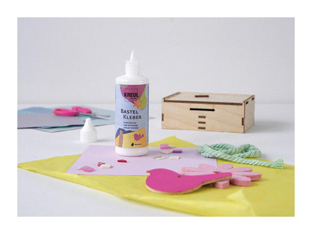 KREUL Colle de bricolage, dans un flacon plastique, 80 ml