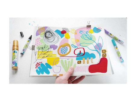 KREUL Marqueur acrylique TRITON Acrylic Marker, jaune maïs