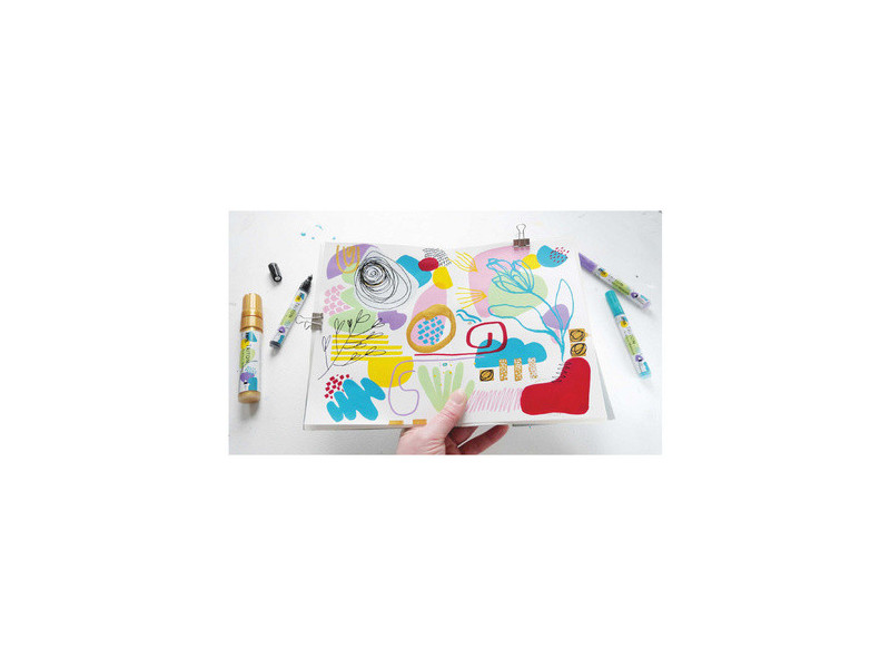 KREUL Marqueur acrylique TRITON Acrylic Marker, jaune maïs