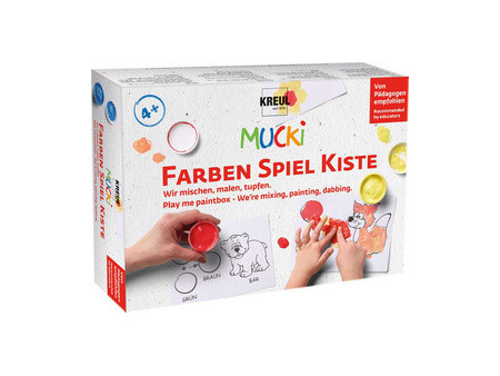KREUL Gouache aux doigts 'MUCKI', kit 5 x 50 ml
