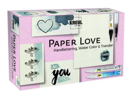 KREUL Kit créatif 'PaperLove', 6 pièces