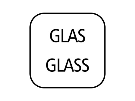 APS Paille, en verre, longueur : 210 mm