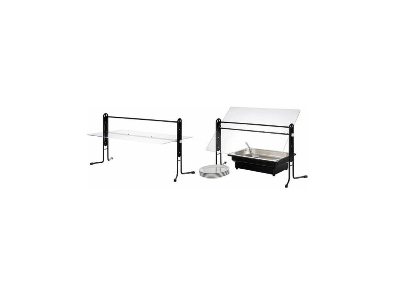 APS Pare-haleine BUFFET GUARD, noir/transparent