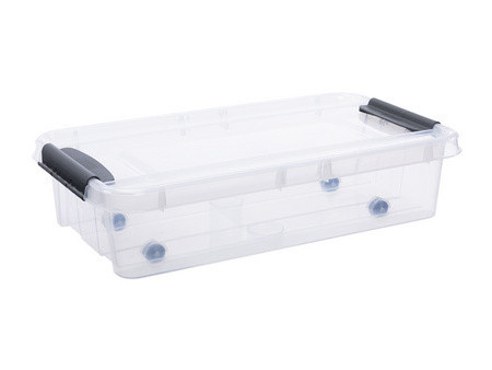 Plast team Boîte de rangement PROBOX dessous de lit, 31,0 L