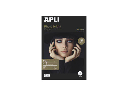 APLI Papier photo bright, A4, 240 g/m2, brillant