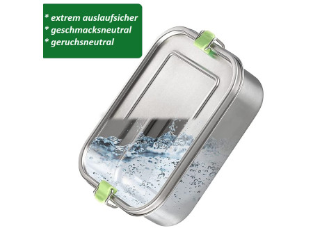 APS Boîte-repas LUNCHBUDDY M, acier inoyxdable, 0,8 litre