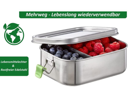 APS Boîte-repas LUNCHBUDDY L, acier inoyxdable, 1,1 litre