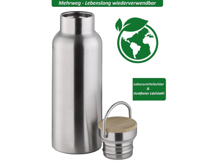 APS Gourde H2O YEAH!, acier inoxydable, 0,75 litre