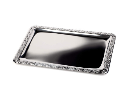 APS Plateau 'MIEUX SERVI', (L)530 x (P)320 mm, argent