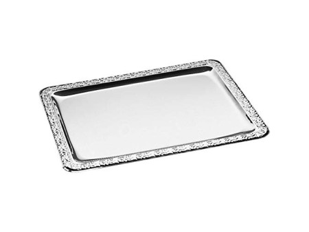 APS Plateau 'MIEUX SERVI', (L)530 x (P)320 mm, argent
