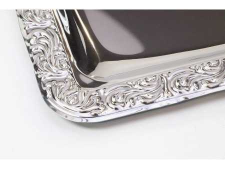 APS Plateau 'MIEUX SERVI', (L)520 x (P)310 mm, argent