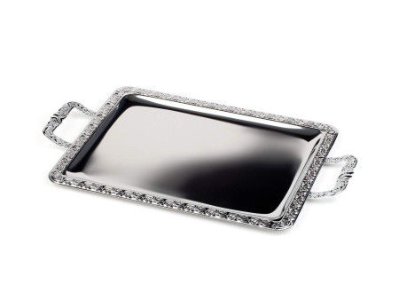 APS Plateau 'MIEUX SERVI', (L)750 x (P)445 mm, argent
