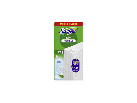 Swiffer Serpillère sèche au parfum febreze, pack de recharge