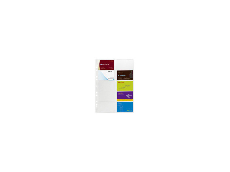 DURABLE Classeur à anneaux pour cartes de visite VISIFIX, A4