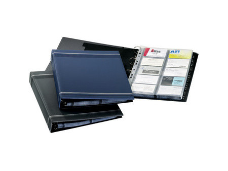 DURABLE Classeur à anneaux pour cartes de visite VISIFIX, A4