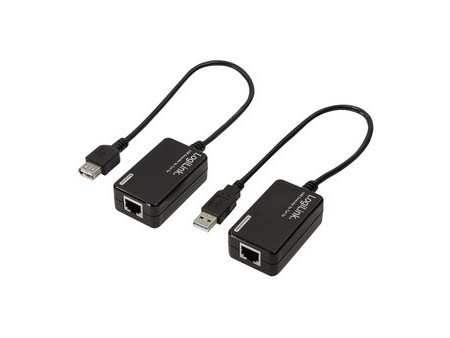 LogiLink Kit d'extension USB 2.0, noir