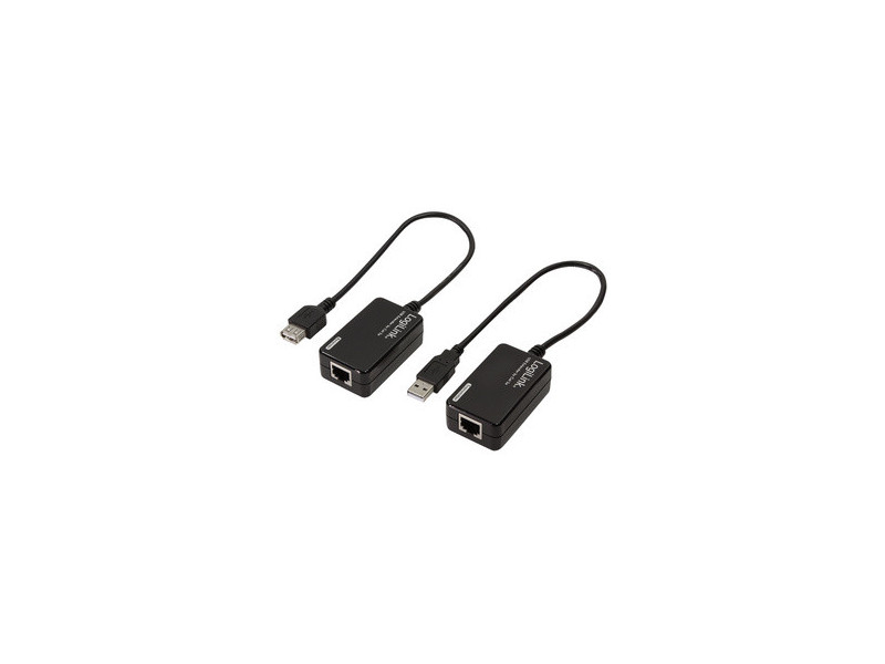 LogiLink Kit d'extension USB 2.0, noir