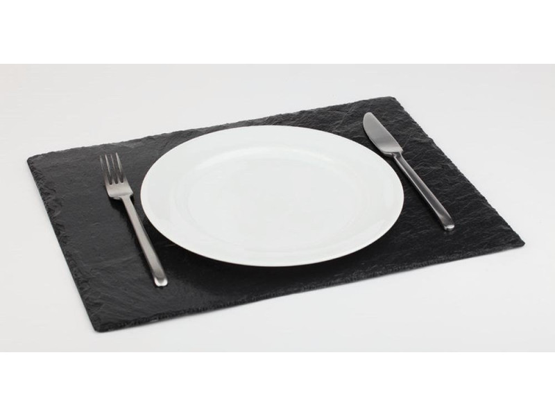 APS Plat en ardoise naturelle, (L)450 x (P)300 mm,anthracite