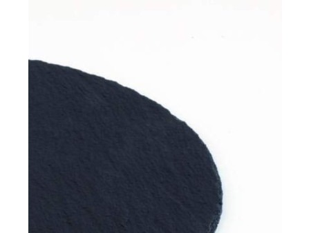 APS Plat en ardoise naturelle, diamètre: 220 mm, anthracite