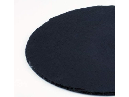 APS Plat en ardoise naturelle, diamètre: 220 mm, anthracite