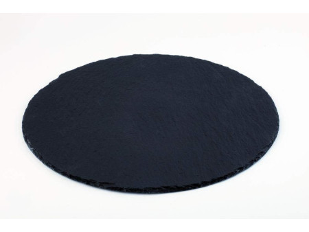 APS Plat en ardoise naturelle, diamètre: 280 mm, anthracite