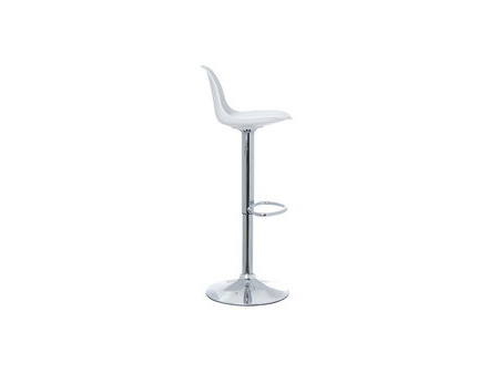 PAPERFLOW Chaise de bar 'BOBBA', ensemble de 2, blanc