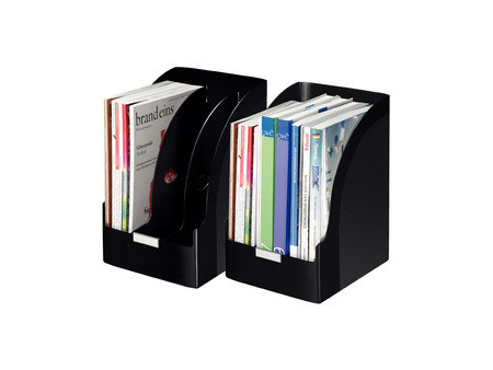 LEITZ Porte-revue Plus Jumbo, format A4, polystyrène, noir
